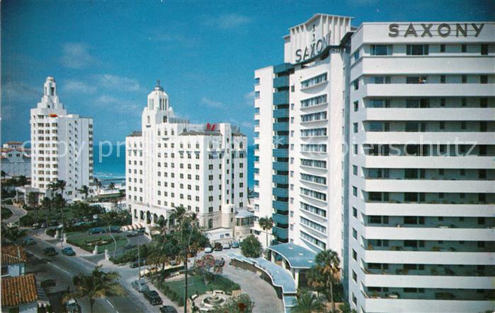 Miami Beach Famous Hotel Row