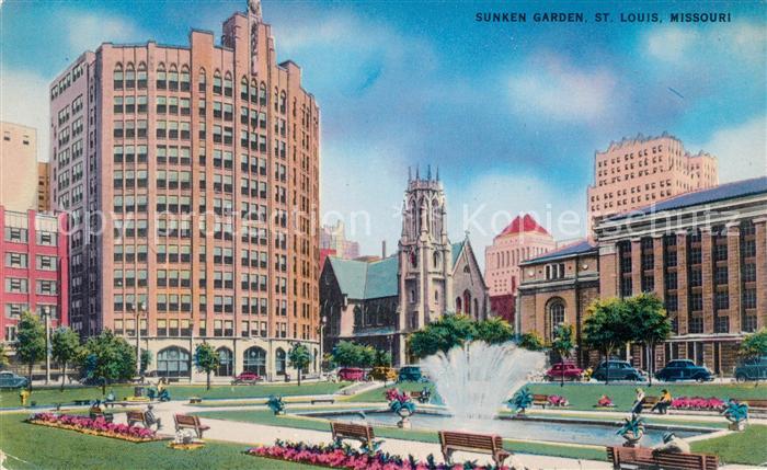 St Louis Missouri Sunken Garden