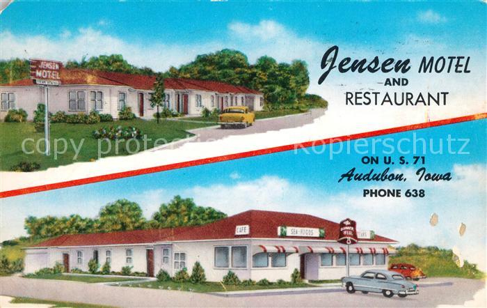 Audubon Iowa Jensen Motel