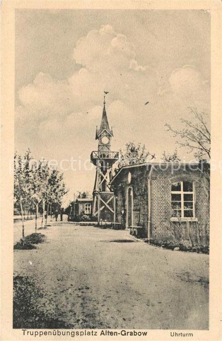 Alten-Grabow Truppenuebungsplatz Uhrturm
