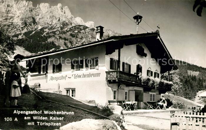 Going Wilden Kaiser Tirol Alpengasthof Wochenbrunn am Wilden Kaiser Toerlspitzen