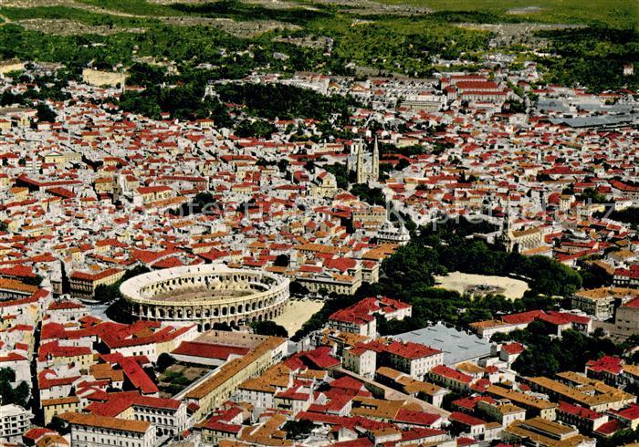 Nimes Fliegeraufnahme Place de la Liberation