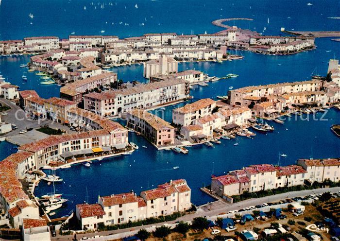 Port Grimaud Fliegeraufnahme Cite Lacustre