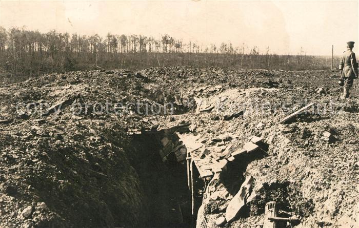Militaria Deutschland WK1 Schützengraben