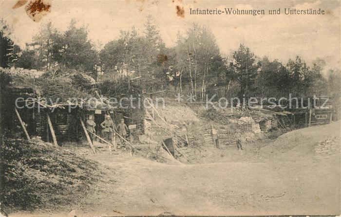 FPS020 Feldpoststation Nr.20 Sedan Ardennes 1916 Infanterie Wohnungen Unterstaen