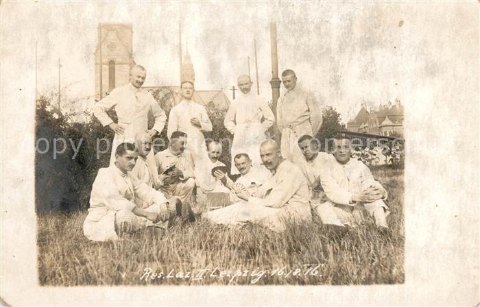 Militaria Deutschland WK1 Leipzig Lazarett Foto