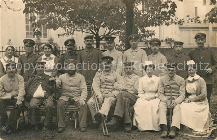Militaria Deutschland WK1 Bad Muenster a Stein Lazarett Foto