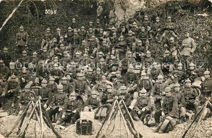 121 Regiment IR 121 Infanterie Ludwigsburg Gruppenfoto