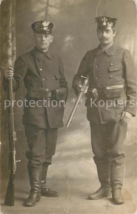 Militaria Deutschland WK1 Landwehr Landsturm Uniform Lager Grafenwoehr