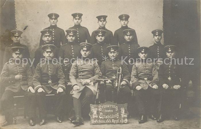 133 Regiment IR 133 Infanterie  Zwickau Gruppenfoto