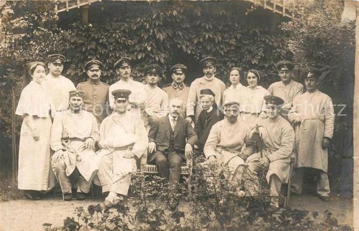 Militaria Deutschland WK1 Lazarett Foto Magdeburg