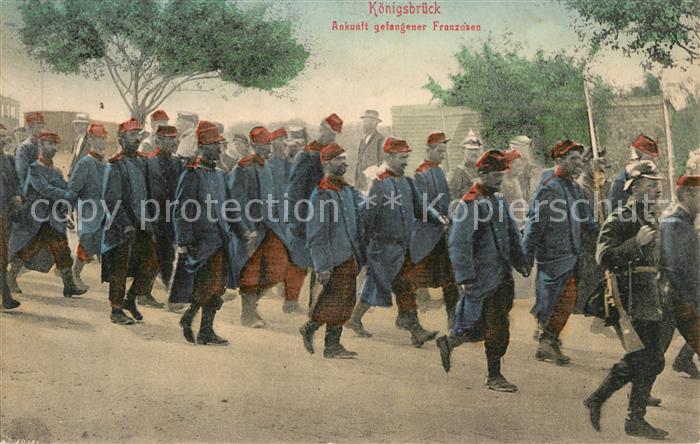 Militaria Deutschland WK1 Koenigsbrueck Kriegsgefangenenlager Franzosen