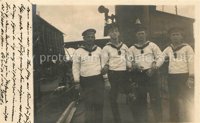 Militaria Deutschland WK1 Marine Wilhelmshaven Matrosen