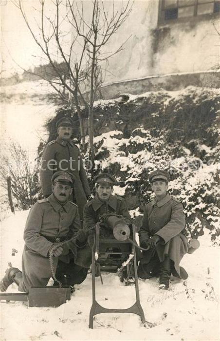 Militaria Deutschland WK1 Maschinengewehr MG Foto