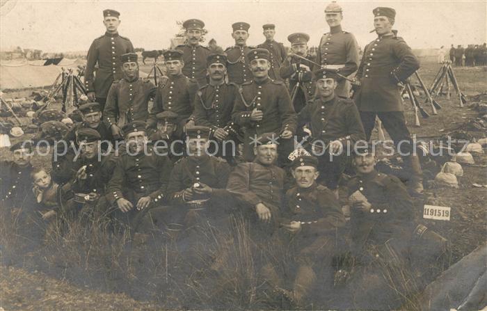 032 Regiment IR 032 Infanterie Meiningen Gruppenfoto