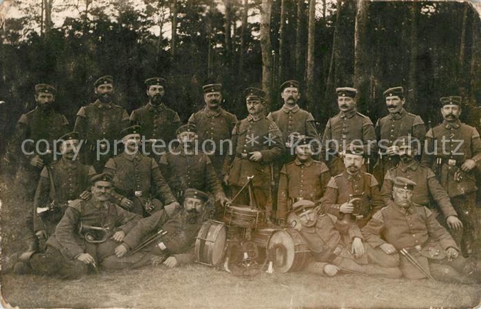 Militaria Deutschland WK1 Landsturm Parchim Foto