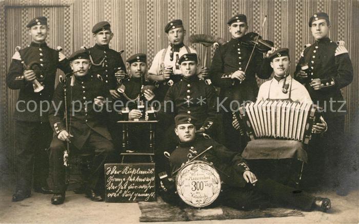 044 Regiment IR 044 Infanterie Goldap Musik Gruppenfoto