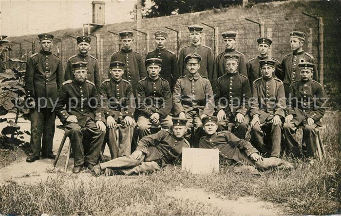 110 Regiment IR 110 Infanterie Mannheim Gruppenfoto