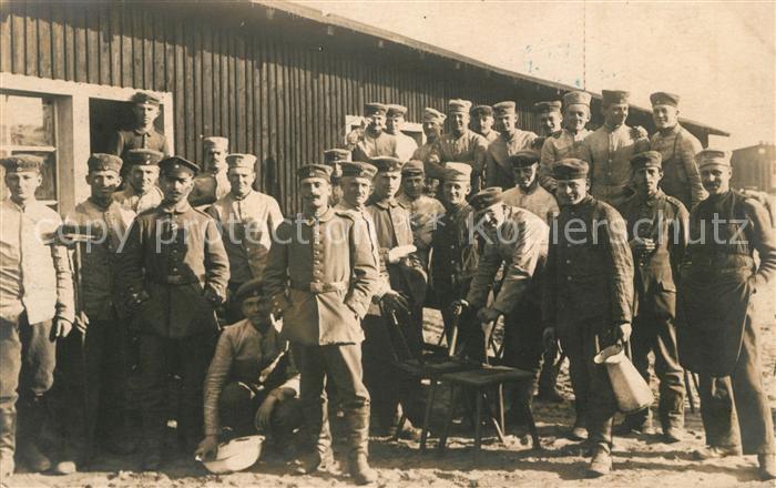 Militaria Deutschland WK1 Zossen Gruppenfoto