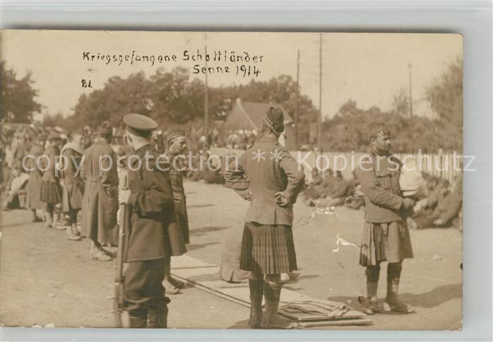 Militaria Deutschland WK1 Sennelager Kriegsgefangene Schottl?nder defekt