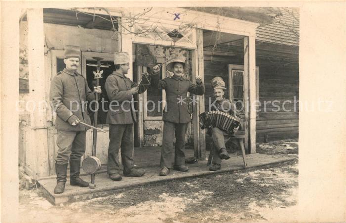 Militaria Deutschland WK1 Musik Polany Mosowien Pferdelazarett Gut Polany
