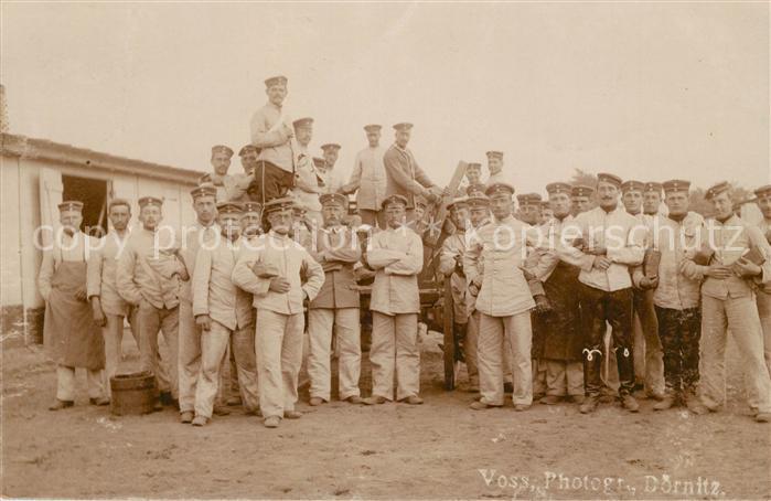 Militaria Deutschland WK1 D?rnitz Foto Lager