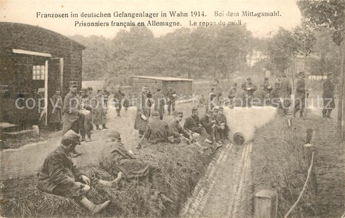 Militaria Deutschland WK1 Gefangenenlager K?ln Wahn Mittagsmahl