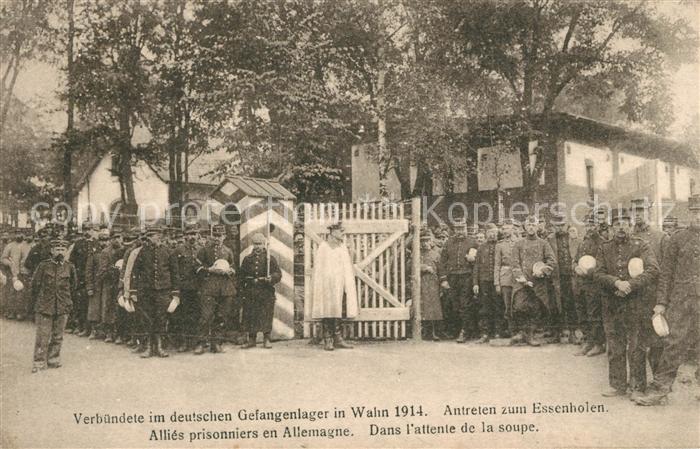 Militaria Deutschland WK1 Kriegsgefangenenlager Koeln Wahn Essenausgabe