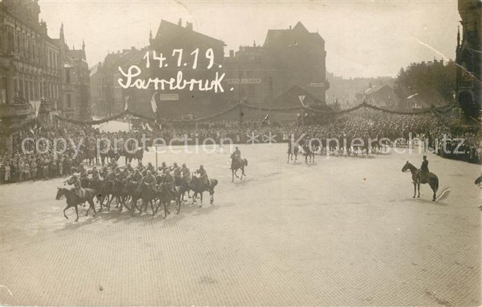 Saarbruecken Parade 14 Juli Militaire Francais Foto
