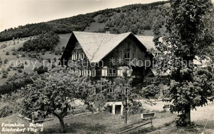 Dafins Ferienheim Dafins Vorarlberger Kinderdorf