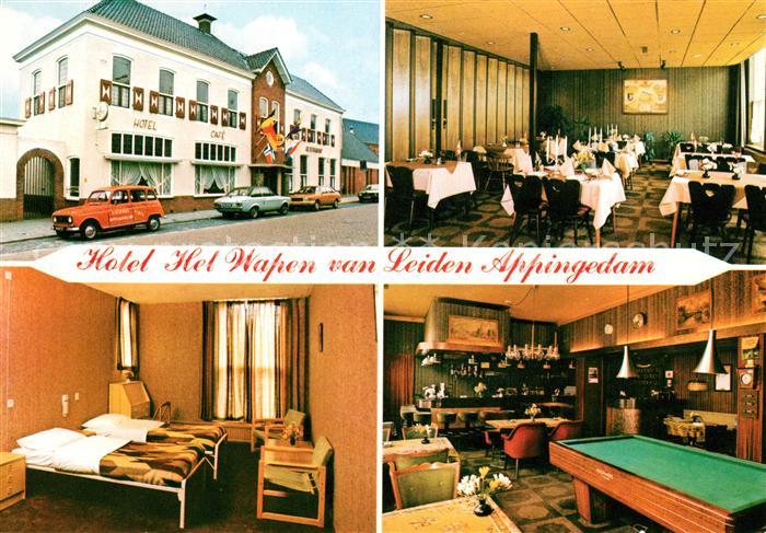 Appingedam Groningen Hotel-Cafe Het Wapen van Leiden