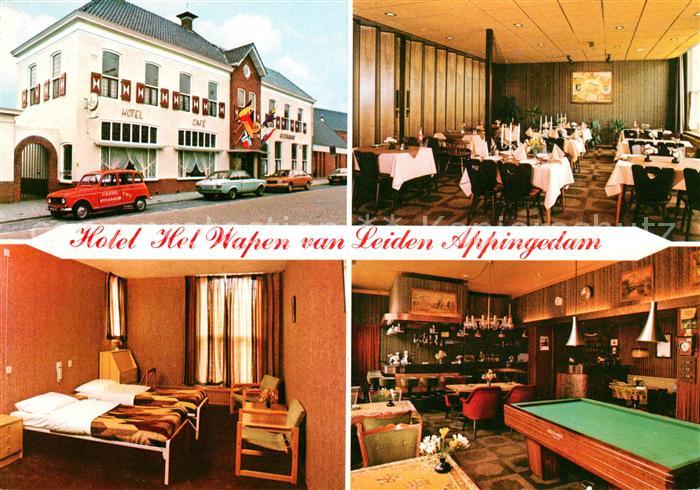 Appingedam Groningen Hotel-Cafe Het Wapen van Leiden