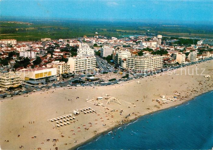 Canet Plage Fliegeraufnahme