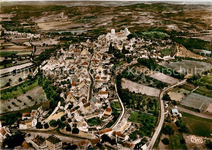 Vezelay Fliegeraufnahme Basilique