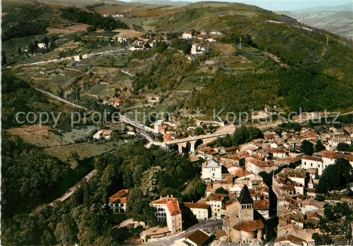 Beaujeu Rhone Fliegeraufnahme