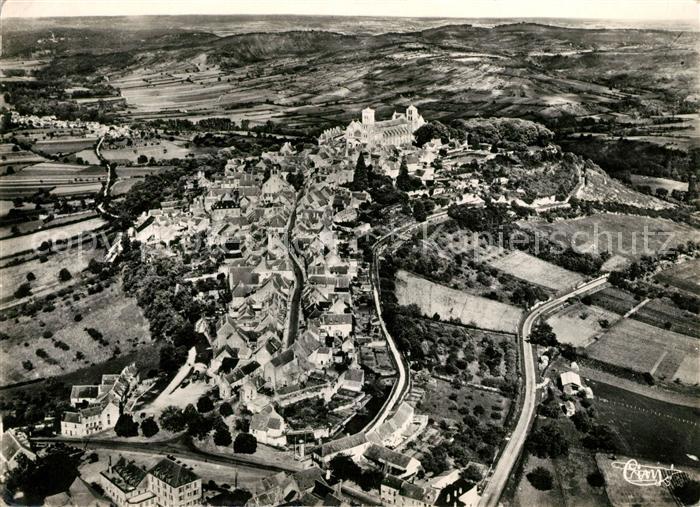 Vezelay Fliegeraufnahme Basilique