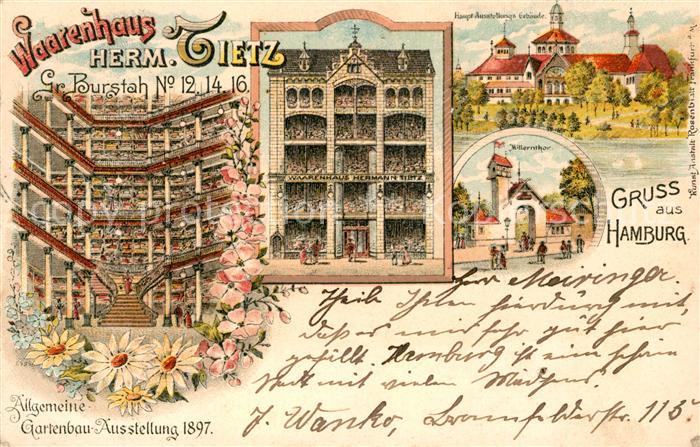 Hamburg Millerntor Gartenbauaustellung