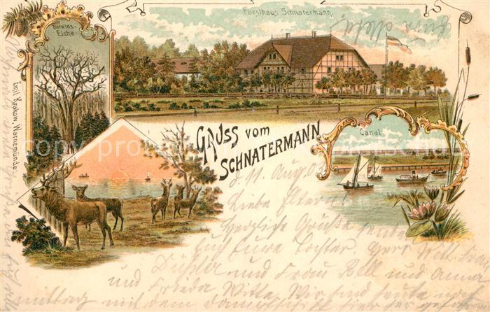 Rostock Forsthaus Schnattermann Canal