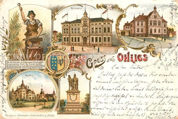 Ohligs Rathaus Amtsgericht