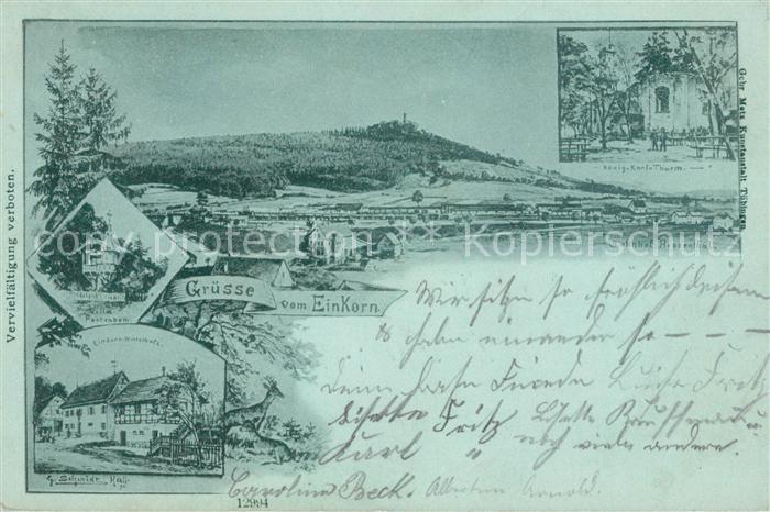 Einkorn Schwaebisch Hall Koenig Karl Turm Witschaft