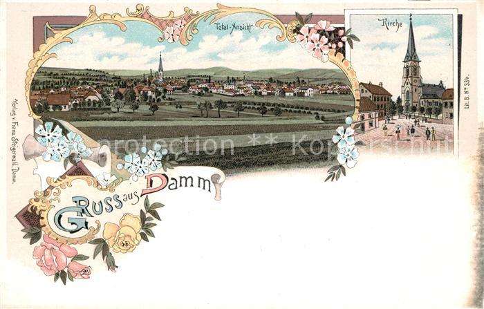 Altkalen Damm Kirche Panorama