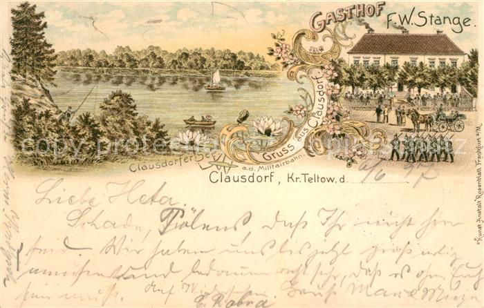 Klausdorf Mellensee See Gasthaus Stange