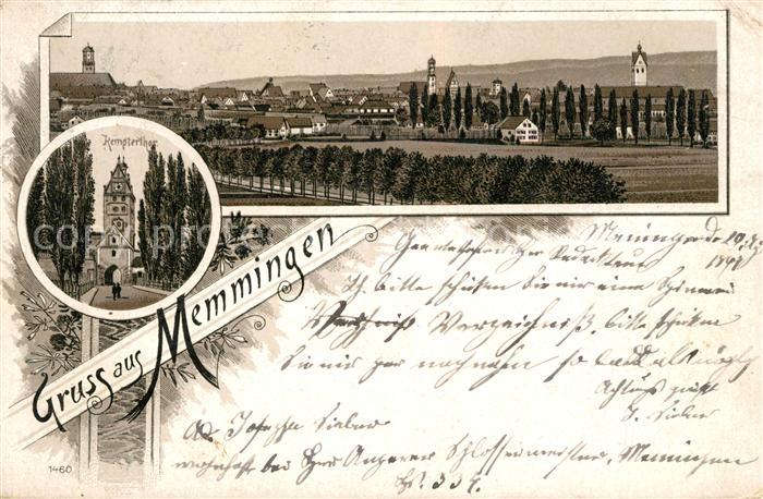 Memmingen Kempterthor Panorama