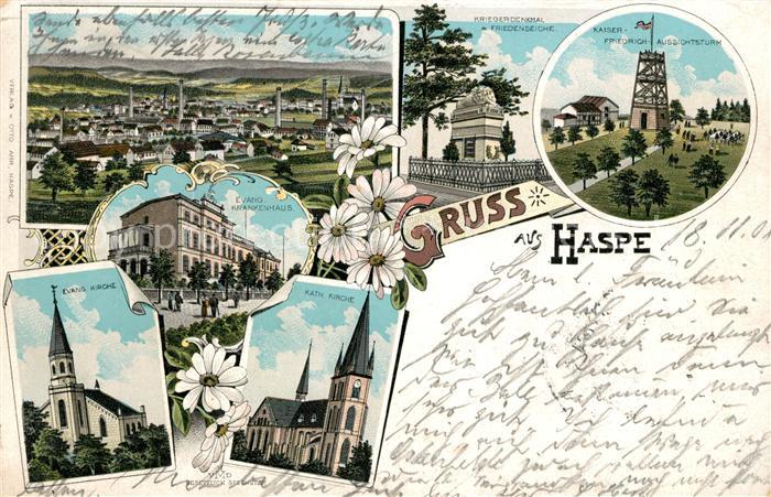 Haspe Hagen Kirche Krankenhaus Panorama