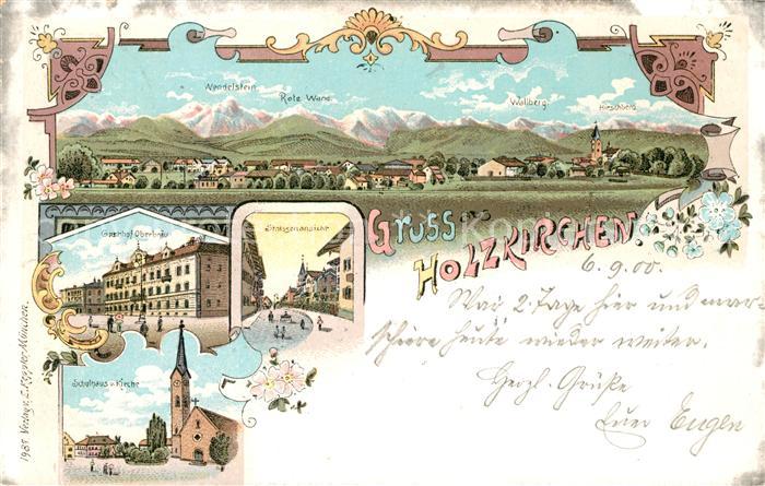 Holzkirchen Fuerstenfeldbruck Schule Kirche Alpenpanorama