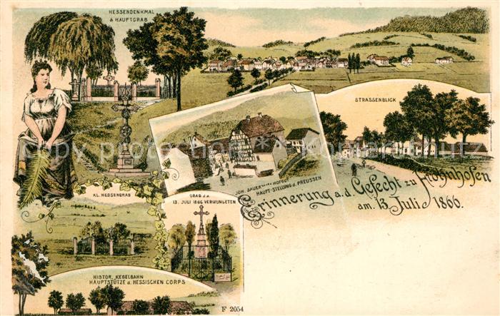 Frohnhofen Laufach Gefecht 1866 Hessendenkmal