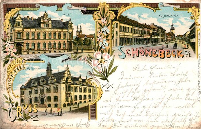 Schoenebeck Elbe Post Rathaus Saigerstrasse