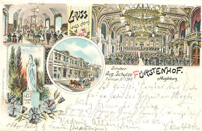 Magdeburg Fuerstenhof Konzertsaal Spiegelsaal