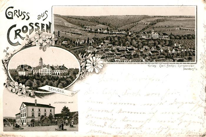 Crossen Erlau Schloss Panorama