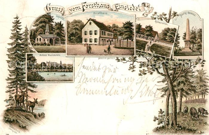 Darmstadt Forsthaus Einsiedel Schloss Kranichstein Kapelle